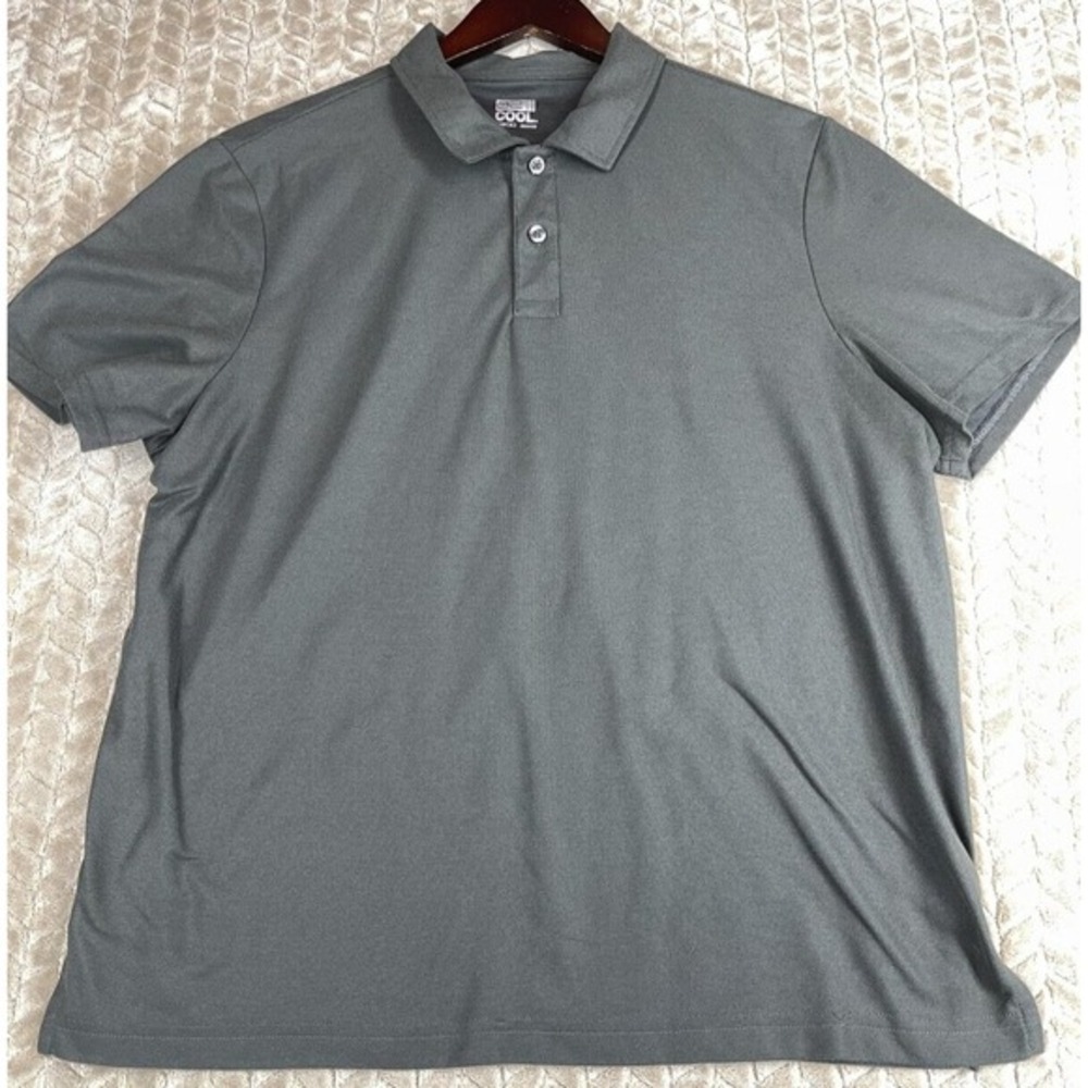 32 Degrees Cool Polo Shirt Men XL‎ Black